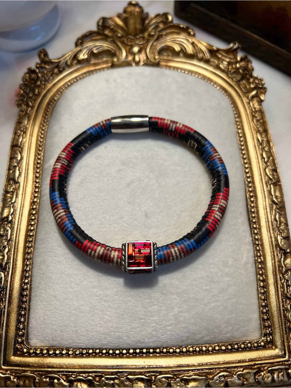 Brighton Woodstock Bracelet with St. Michel Spacer Bead
